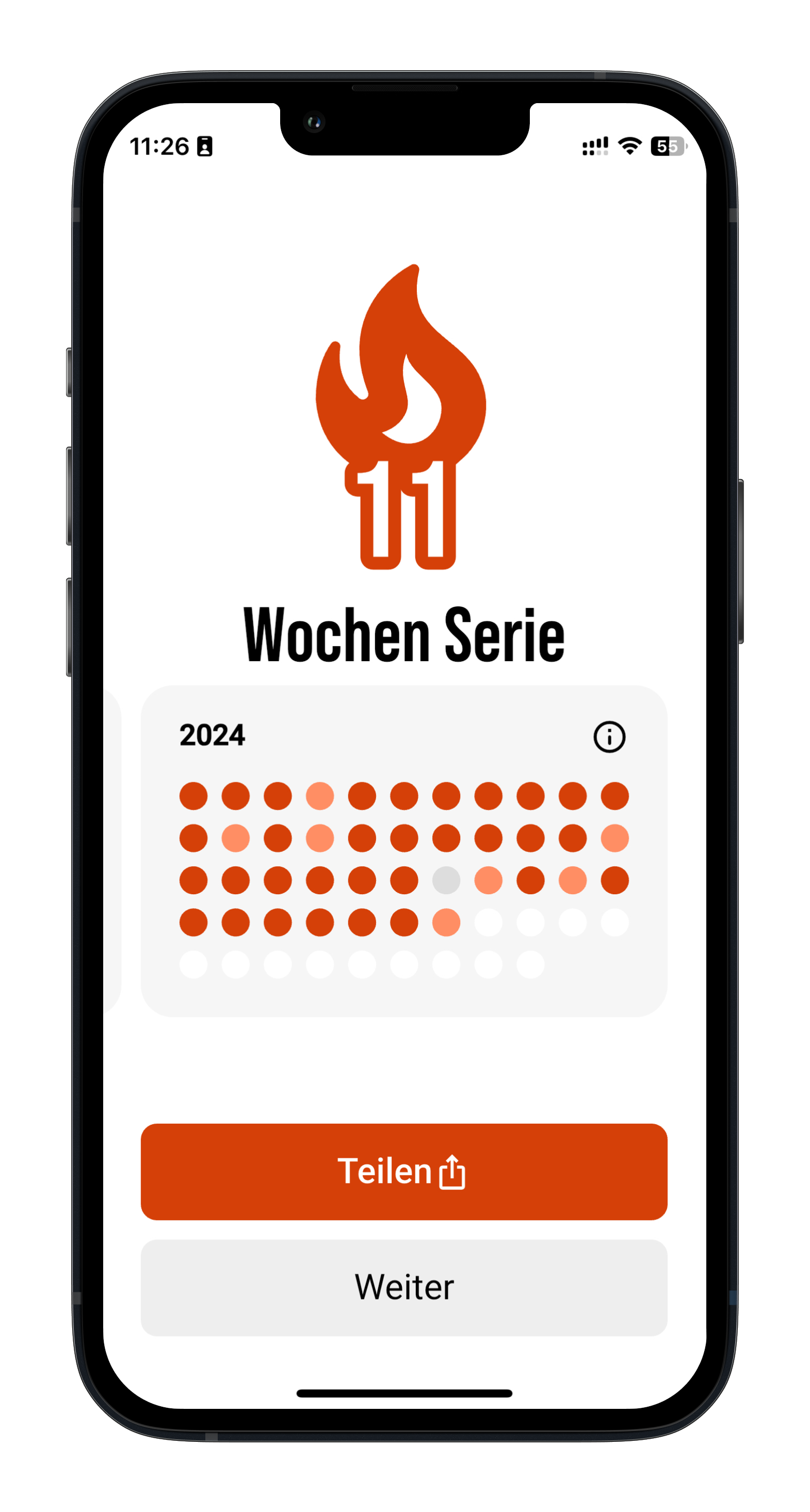 DIE RINGE App Mockup Wochenserie