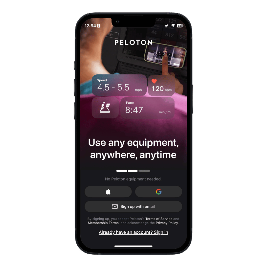 Peleton Fitness App