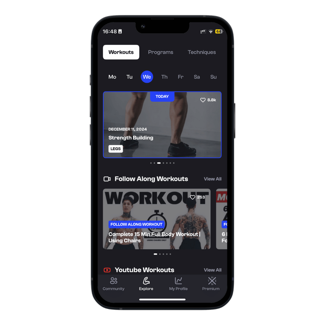 Thenx Calisthenics App